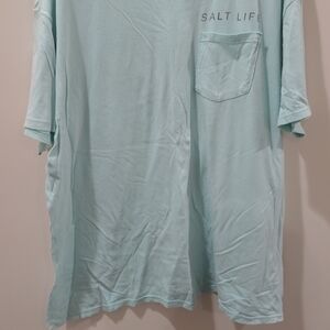 Salt Life Men's Light Blue Short Sleeve Tee